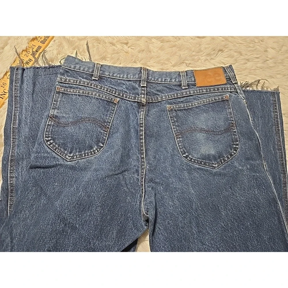 Vintage Lee Riders Denim Jeans‎ *33x28* Union Made USA 80s 90s Cutoffs